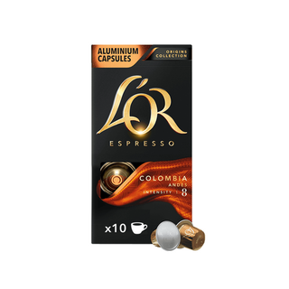 Капсуладағы кофе L'or Espresso Columbia, Nespresso кофемашинасы үшін, 10 капсула / Капсуладағы кофе және шай oe.kz Капсуладағы кофе L'or Espresso Columbia, Nespresso кофемашинасы үшін, 10 капсула / Капсуладағы кофе және шай