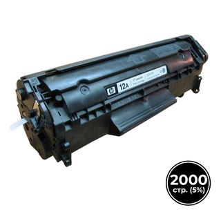 Europrint Q2612A үйлесімді картриджі HP LaserJet 1010/1020/3015/3020/3050/M1005 үшін, қара / Қара түсті картридждер