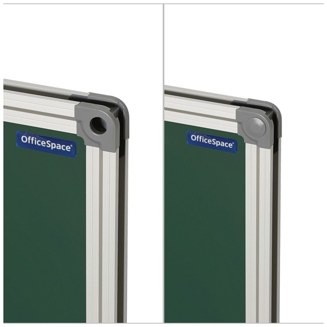Магнитті-борлы тақта OfficeSpace, өлшемі 90*120 см, алюминий жақтау, жасыл / Бор тақталар №4 oe.kz Магнитті-борлы тақта OfficeSpace, өлшемі 90*120 см, алюминий жақтау, жасыл / Бор тақталар №4