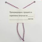 Этикетка самоклеящаяся Staff "Пронумеровано, прошито и скреплено", A4, 24 этикетки, 10 листов