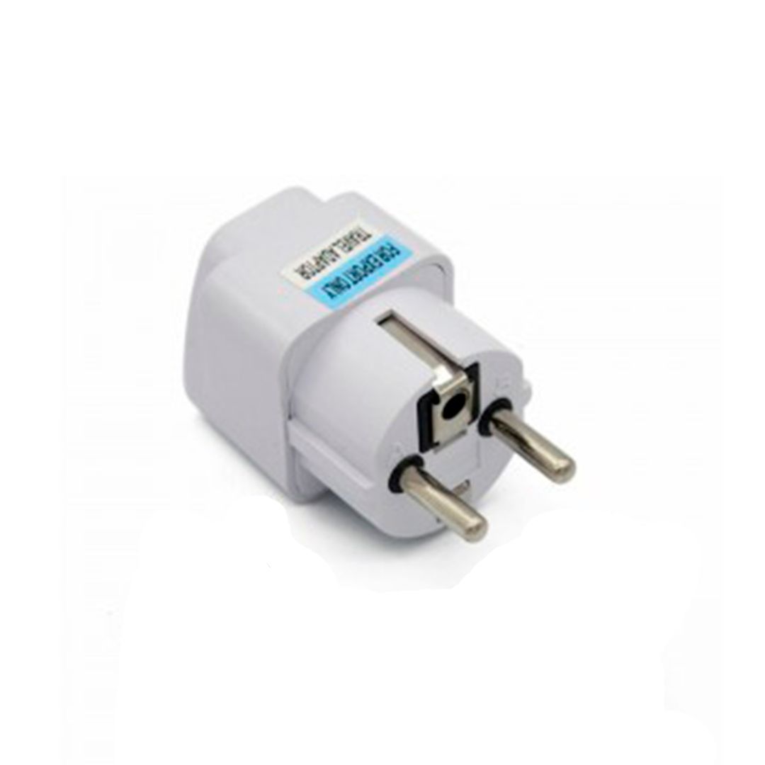 Сетевой адаптер евровилка , 1 розетка, 220V, белая / Сетевые фильтры