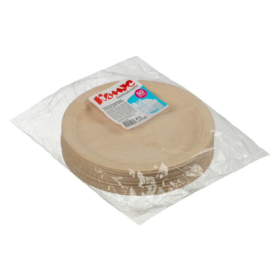 Бір реттік тәрелке Комус Эконом, диаметрі 18 см, қаптамада 50 дана, крафт / Бір реттік ыдыстар №4 oe.kz Бір реттік тәрелке Комус Эконом, диаметрі 18 см, қаптамада 50 дана, крафт / Бір реттік ыдыстар №4