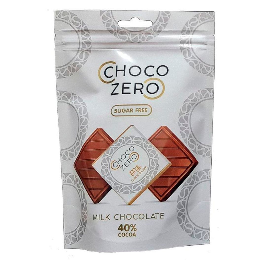 Шоколад порционный ChocoZero, молочный, без сахара, 100 гр / Шоколад