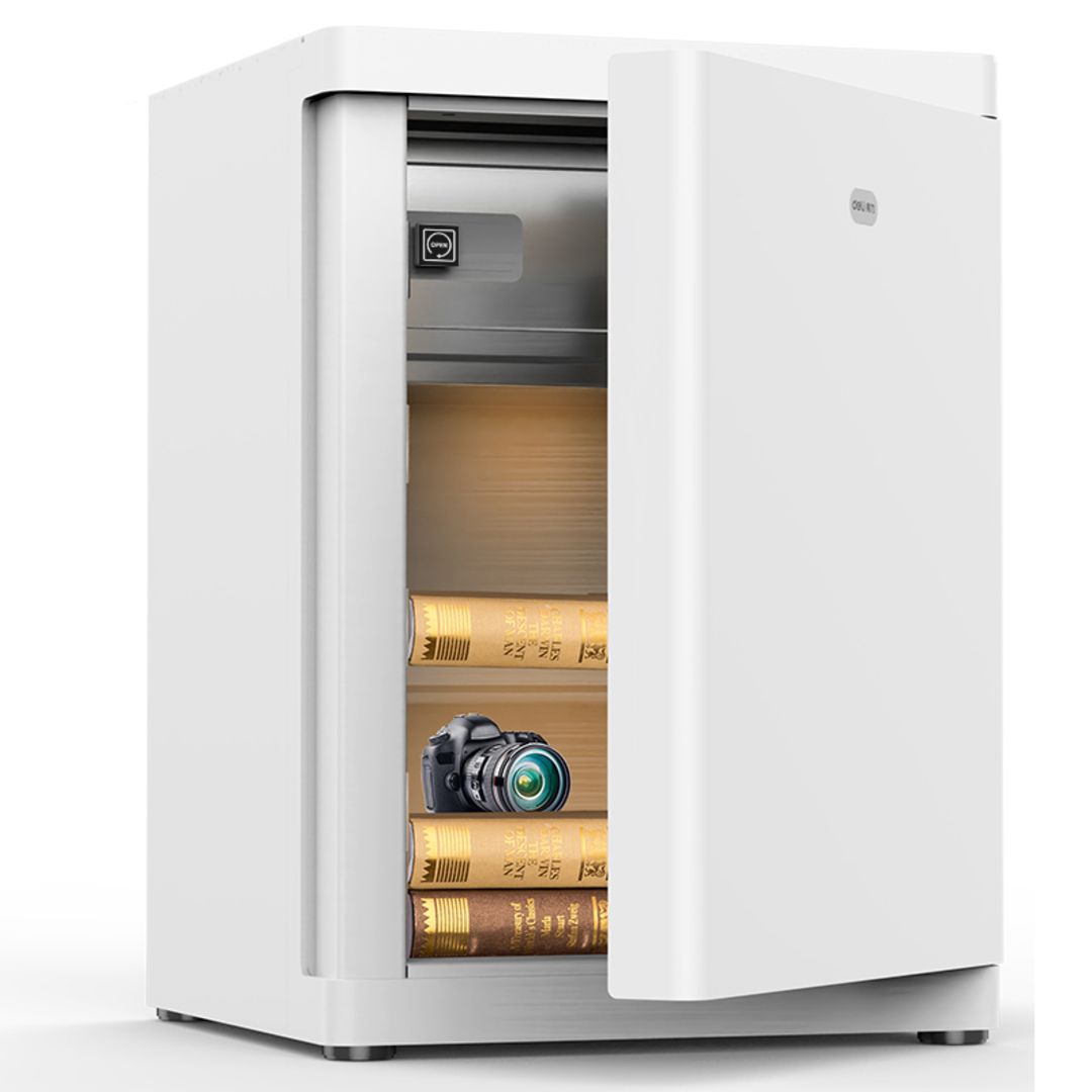 Сейф Deli "4021", биометрический + электронный код + ключ, 560*400*380 мм, 39 кг / Сейфы