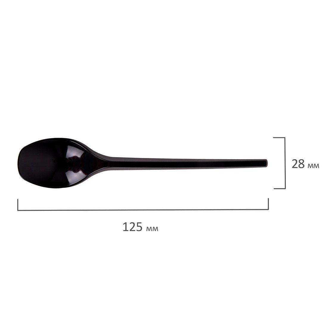 Бір реттік шай қасықтары Welday, ұзындығы 12,5 см, қара, 100 дана/қапт, баға қаптамасы үшін / Бір реттік ыдыстар №2 oe.kz Бір реттік шай қасықтары Welday, ұзындығы 12,5 см, қара, 100 дана/қапт, баға қаптамасы үшін / Бір реттік ыдыстар №2