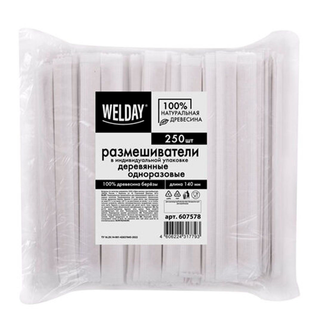 Бір реттік араластырғыштар Welday, жеке қаптама, ұзындығы 140 мм, бамбук, 250 дана/қапт / Бір реттік ыдыстар №4 oe.kz Бір реттік араластырғыштар Welday, жеке қаптама, ұзындығы 140 мм, бамбук, 250 дана/қапт / Бір реттік ыдыстар №4