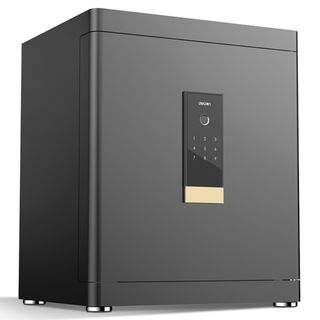 Сейф Deli "4112", биометрический + электронный код + ключ, 450*380*320 мм, 29 кг / Сейфы