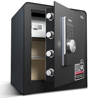 Сейф Deli "3643S", электронный код + ключ, 450*380*320 мм, 24 кг / Сейфы