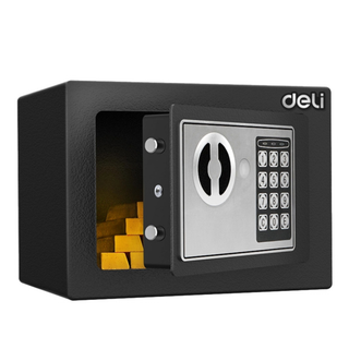 Сейф Deli "ET510", электронды код + кілт, 170*230*170 мм, 2,82 кг / Сейфтер