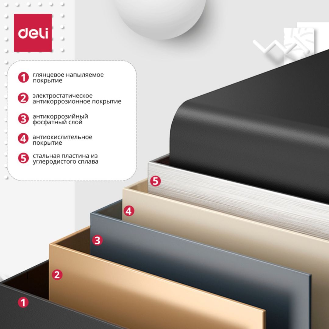 Сейф Deli "ET591", биометрический + электронный код + ключ, 250*350*250 мм, 8,6 кг / Сейфы №3 oe.kz Сейф Deli "ET591", биометрический + электронный код + ключ, 250*350*250 мм, 8,6 кг / Сейфы №3