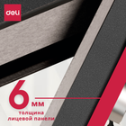 Отқа төзімді сейф Deli "ET601", электронды код + кілт, 600*450*400 мм, 54 кг, сұр