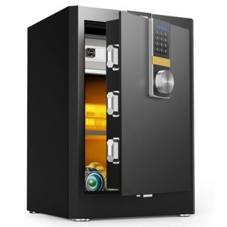 Сейф Deli "4043ES", электронный код + ключ, 610*420*360 мм, 37,5 кг / Сейфы