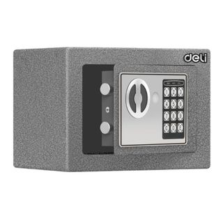 Сейф Deli "ET511", электронный код + ключ, 170*230*170 мм, 2,82 кг / Сейфы