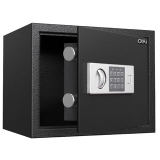 Сейф Deli "ET523", электронный код + ключ, 300*380*300 мм, 9 кг / Сейфы