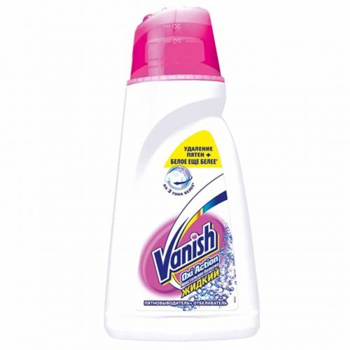 Пятновыводитель и отбеливатель для тканей Vanish "Oxi Action", 1000 мл / Пятновыводители, отбеливатели