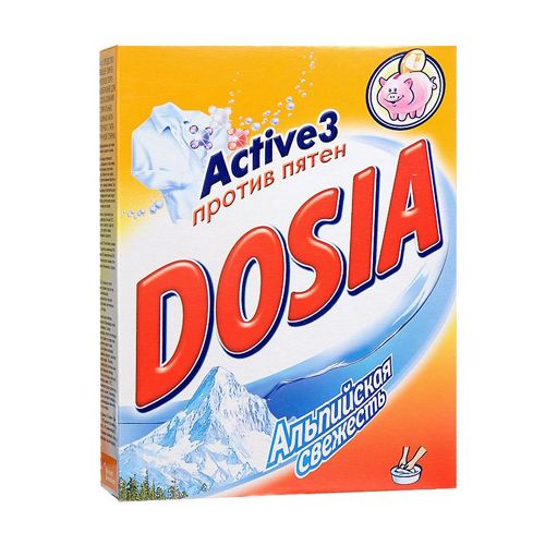 Стиральный порошок DOSIA "Альпийская свежесть" для ручной стирки, 365 г  / Стиральные порошки №2