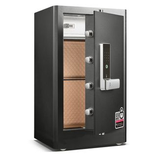 Сейф Deli "4117G", биометрический + электронный код + ключ, 710*430*400 мм, 87 кг / Сейфы
