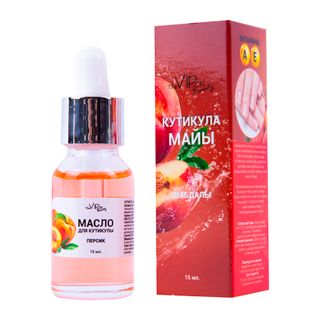Масло для кутикулы Virgin Beauty "Персик", с пипеткой, 15 мл / Средства по уходу