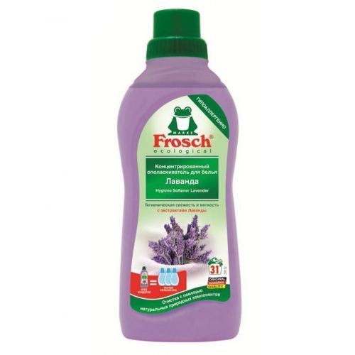 Ополаскиватель для белья Frosch "Лаванда", 750 мл / Кондиционеры для белья