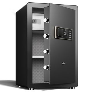 Сейф Deli "ET572", биометрический + электронный код + ключ, 600*380*360 мм, 29 кг / Сейфы
