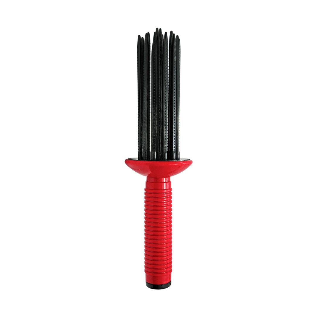 Умная-расческа бигуди для укладки волос Curl Hair Styling Comb, черно-красная / Товары для салонов красоты	