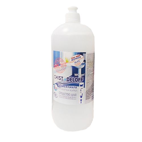 Средство для чистки сантехники Chistodeloff WC gel, 1 л / Пятновыводители, отбеливатели