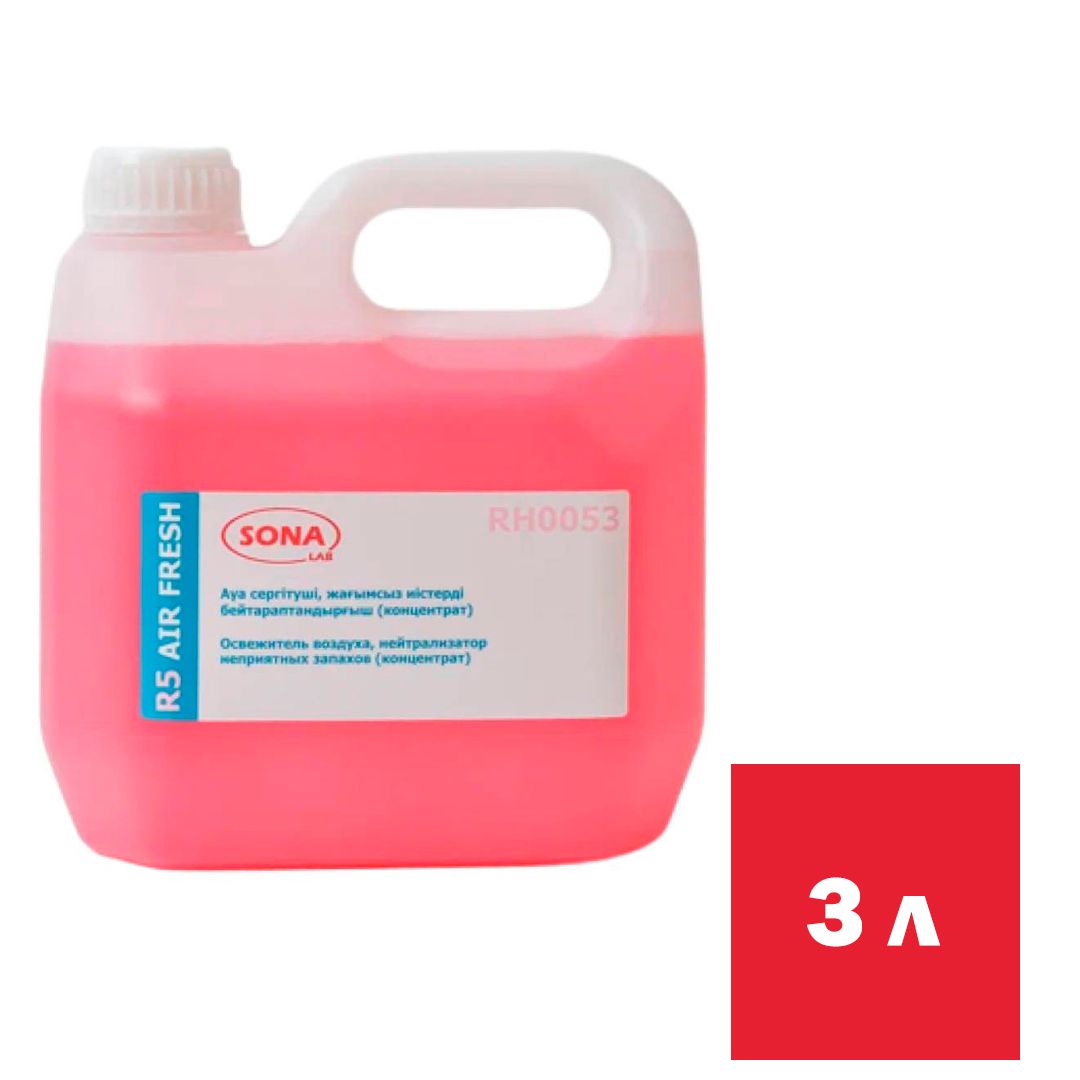 Концентрированный освежитель воздуха SONA lab "R5 Air Fresh", 3 л / Освежители воздуха