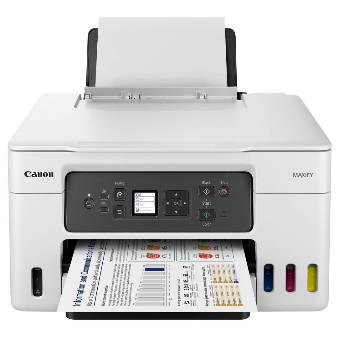 Түсті сия бүріккіш КФҚ Canon Maxify GX3040, А4, 18 бет/мин, Wi-Fi, USB / Сия бүріккіш №2