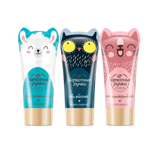 Подарочный набор Бархатные ручки "Забавные животные", крем для рук 3*50 мл / Средства для рук