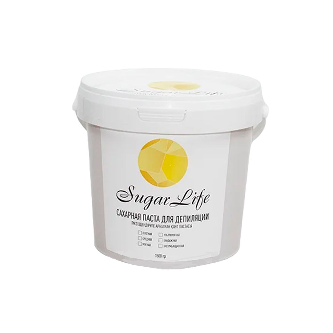 Шугарингке арналған қант пастасы Sugar Life, экстра-бандажды, 1500 гр