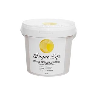 Шугарингке арналған қант пастасы Sugar Life, жұмсақ, 1500 гр / Қант пастасы