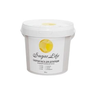 Сахарная паста для шугаринга Sugar Life, средняя, 1500 гр / Сахарная паста