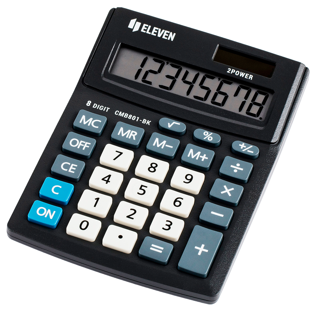 Үстел калькуляторы Eleven Business Line CMB801-BK, 8 разрядты, 102*137*31 мм, қара / Үстел калькуляторлары №2