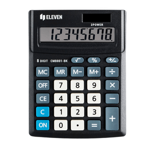 Үстел калькуляторы Eleven Business Line CMB801-BK, 8 разрядты, 102*137*31 мм, қара / Үстел калькуляторлары oe.kz Үстел калькуляторы Eleven Business Line CMB801-BK, 8 разрядты, 102*137*31 мм, қара / Үстел калькуляторлары