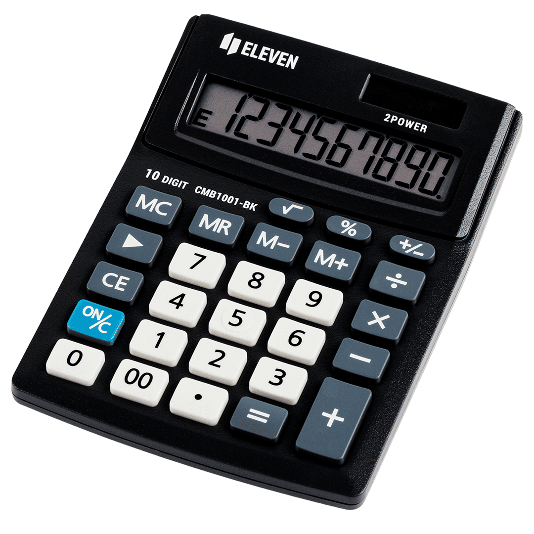 Үстел калькуляторы Eleven Business Line CMB1001-BK, 10 разрядты, 102*137*31 мм, қара / Үстел калькуляторлары №3
