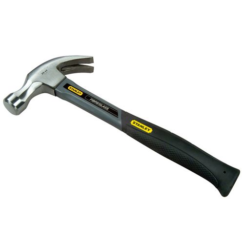 Молоток Stanley "GREY FIBERGLASS CURVE CLAW" 570 гр, с загнутым гвоздодером / null oe.kz Молоток Stanley "GREY FIBERGLASS CURVE CLAW" 570 гр, с загнутым гвоздодером / null
