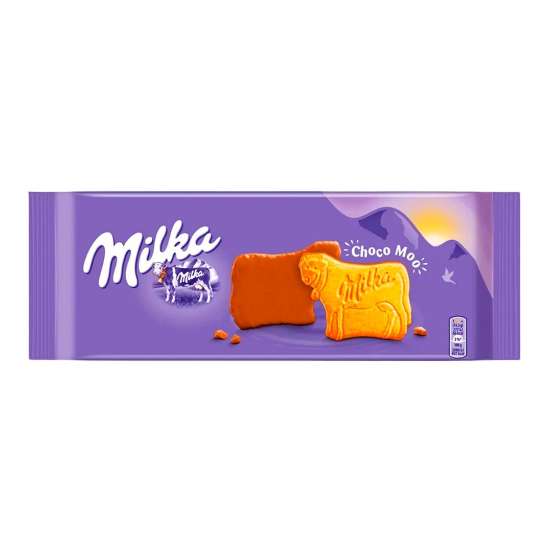 Milka Choco Cow печеньесі, сүтті шоколадпен, 120 гр