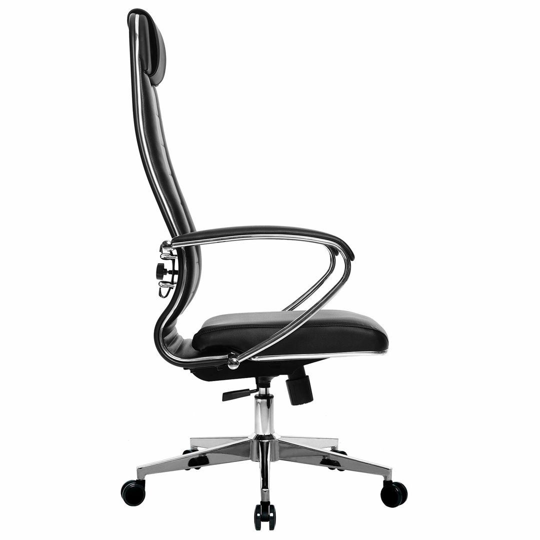 Кресло для руководителя Метта "К-29", рециклированная кожа, хром, черное / Кресла для руководителей №3 oe.kz Кресло для руководителя Метта "К-29", рециклированная кожа, хром, черное / Кресла для руководителей №3