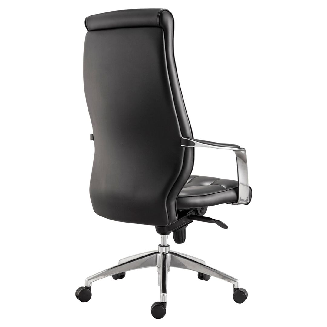 Кресло для руководителя Brabix Premium "Sonata EX-754", экокожа, алюминий, черное / Кресла для руководителей №3