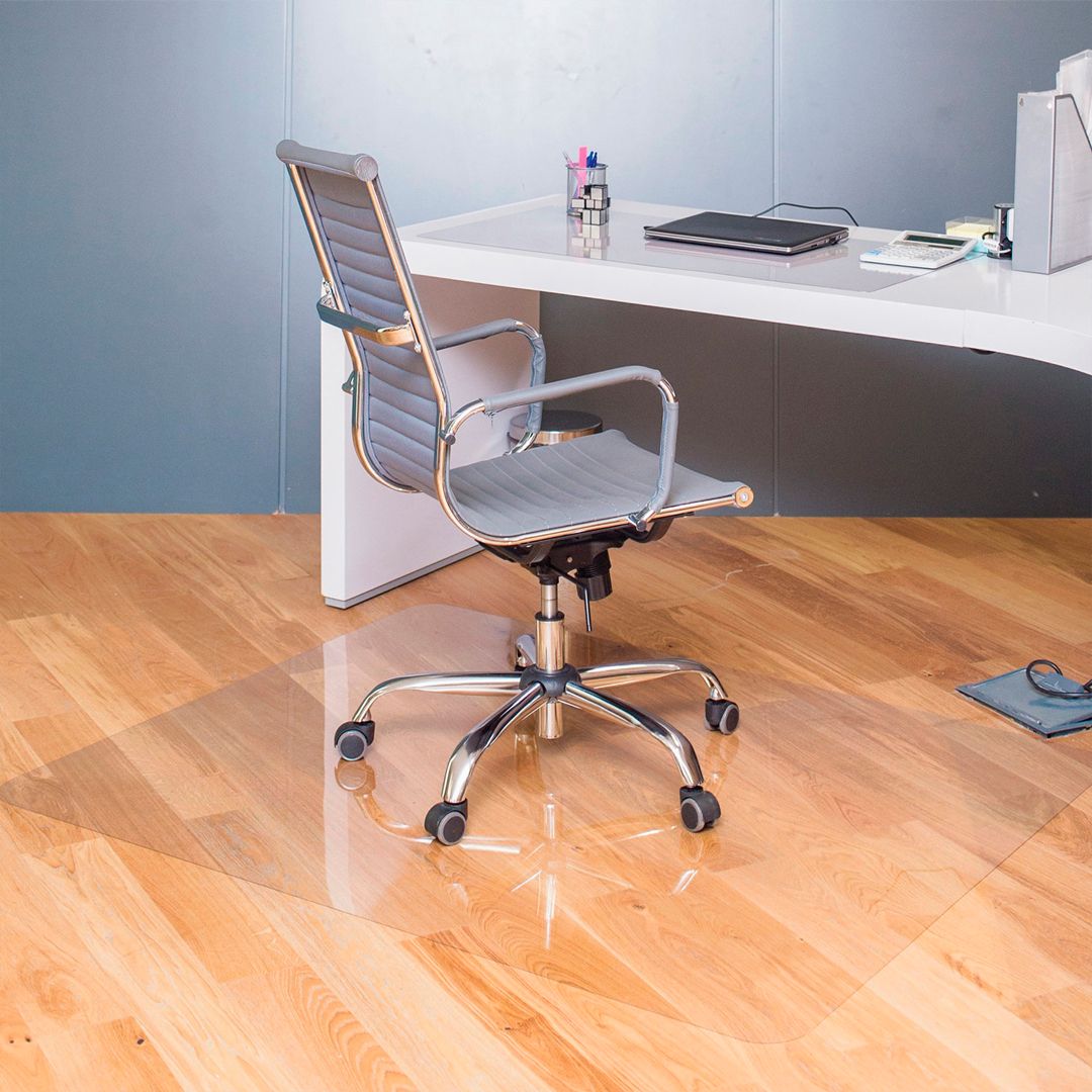 Коврик защитный для паркета/ламината Brabix, прямоугольный, 900*900*1 мм, поликарбонат / Коврики входные №2