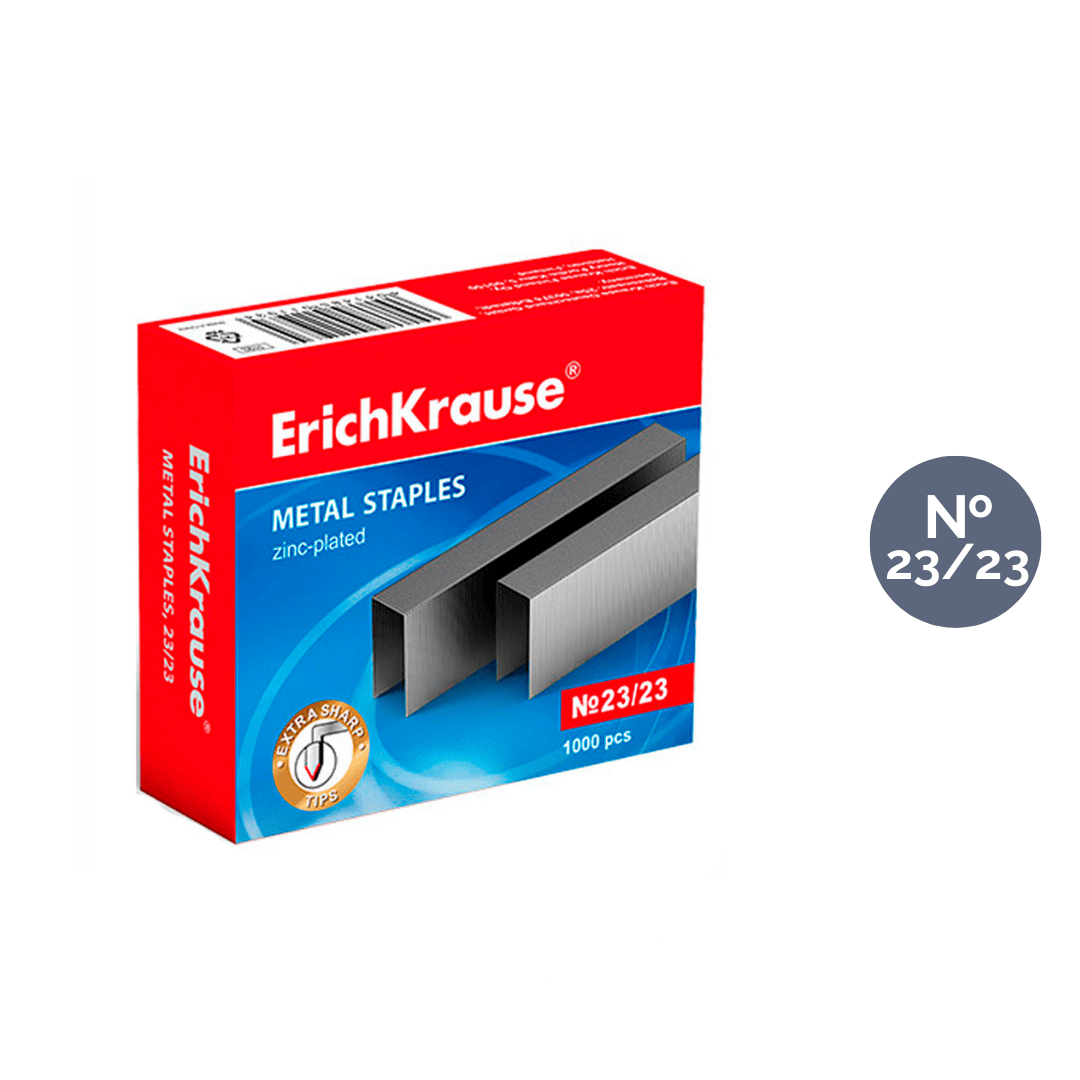 Скобы для степлера Erich Krause №23/23 / Скобы для степлеров