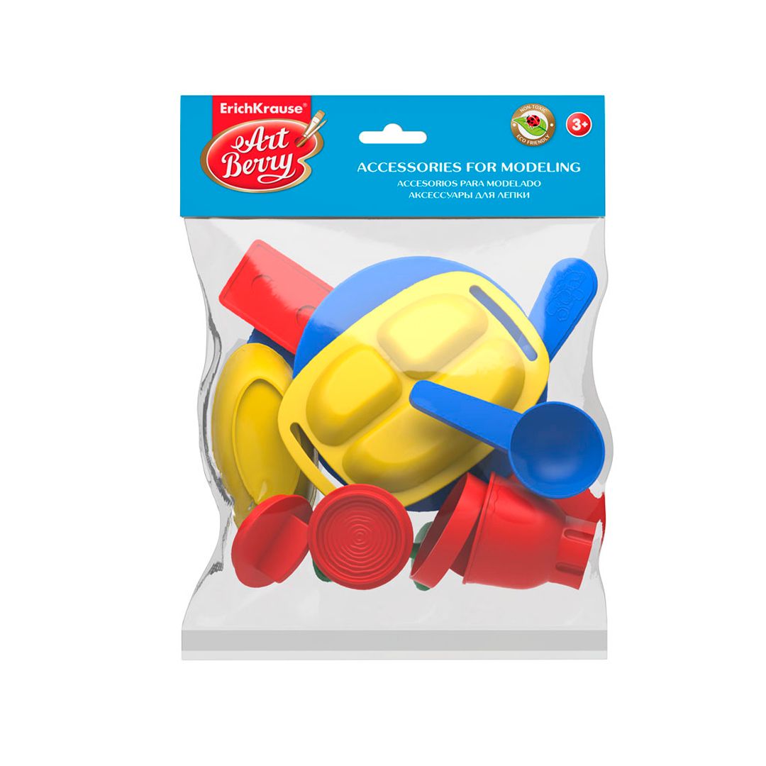Пластиковые аксессуары для лепки ArtBerry "Cookie Set", 12 предметов / Аксессуары для лепки