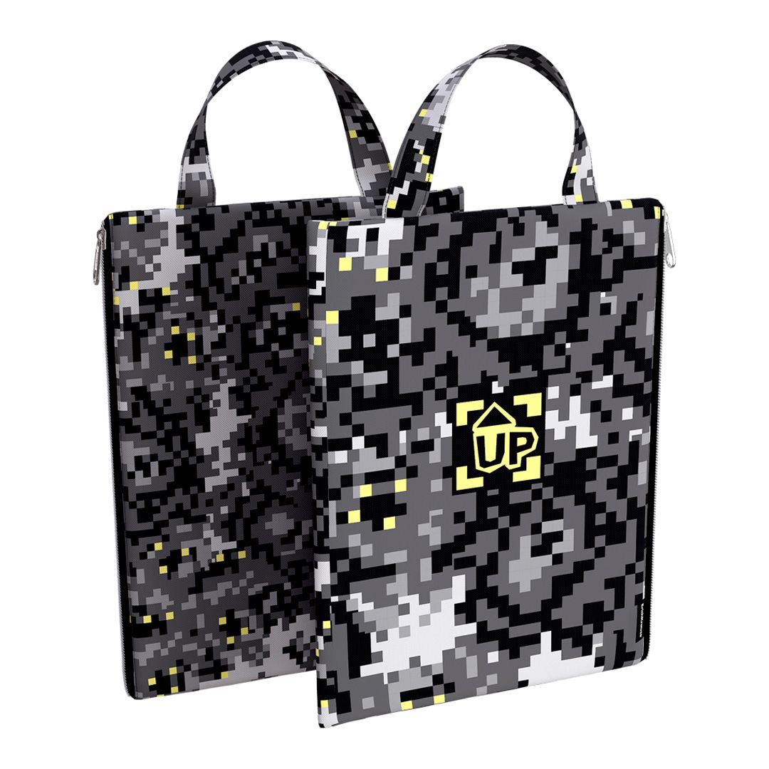 Папка текстильная Erich Krause "Pixel Game", на молнии, A4 / Творчество / Хобби	