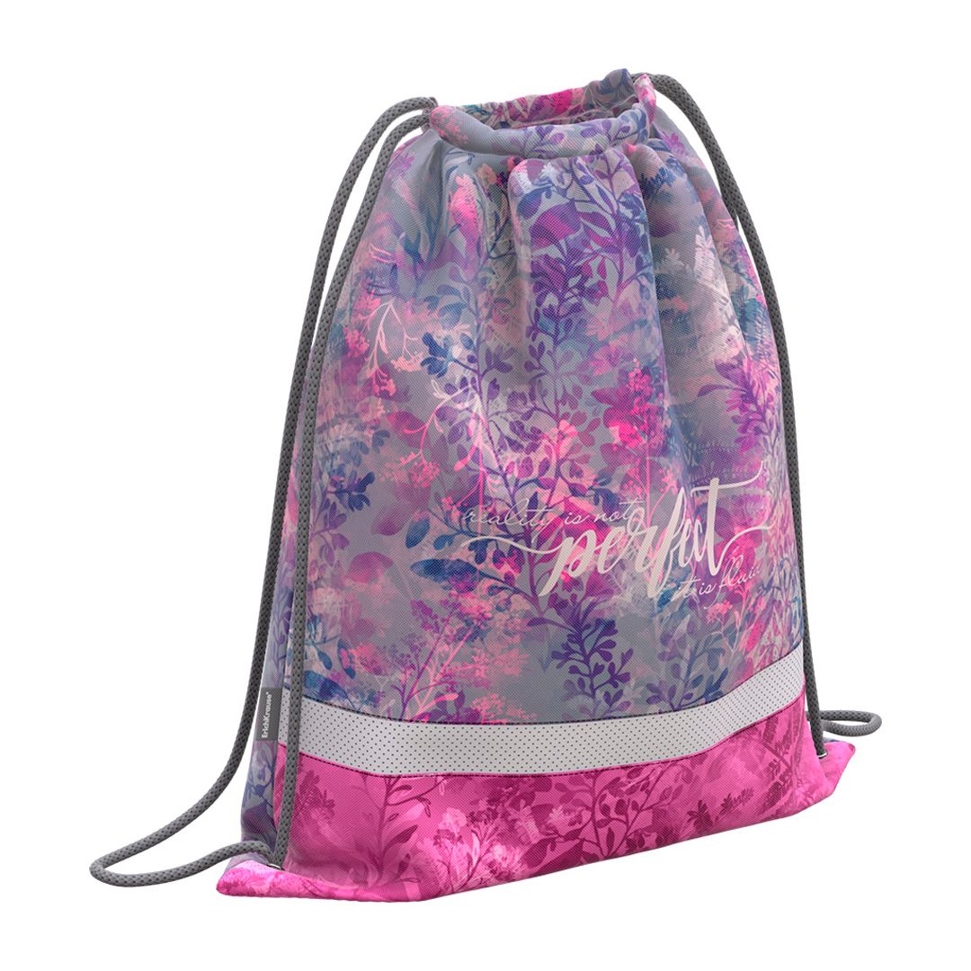 Мешок для обуви Erich Krause "Spring Lightness", 500*410 мм, с боковым карманом / Творчество / Хобби oe.kz Мешок для обуви Erich Krause "Spring Lightness", 500*410 мм, с боковым карманом / Творчество / Хобби