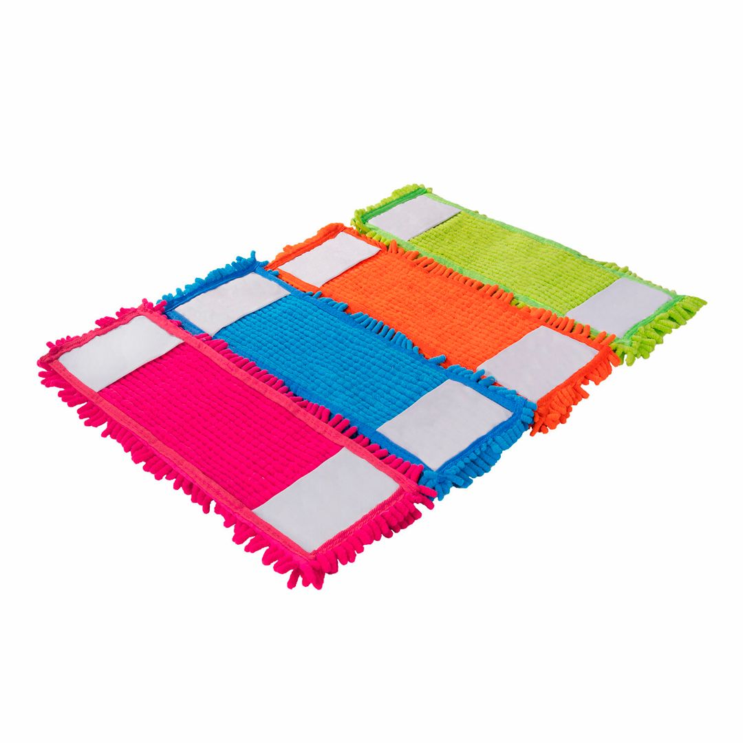 Запаска для швабры Laima, с карманами, микрофибра букли/синель, размер 42*12 см, 4 шт/упак, ассорти / Швабры и комплекты №3 oe.kz Запаска для швабры Laima, с карманами, микрофибра букли/синель, размер 42*12 см, 4 шт/упак, ассорти / Швабры и комплекты №3