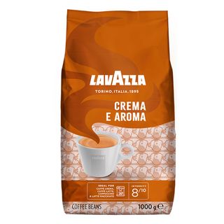 Кофе в зернах Lavazza "Crema E Aroma", средней обжарки, 1000 гр / Кофе зерновой