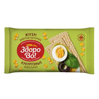 Хлебцы вафельные ЗдороВо, кукурузные, 70 гр / Здоровое питание