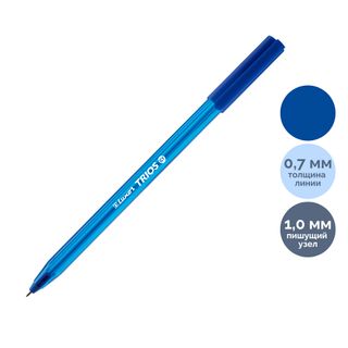 Ручка шариковая Luxor "Trios Icy", 1,0 мм, синяя, цена за штуку / Ручки шариковые неавтоматические oe.kz Ручка шариковая Luxor "Trios Icy", 1,0 мм, синяя, цена за штуку / Ручки шариковые неавтоматические