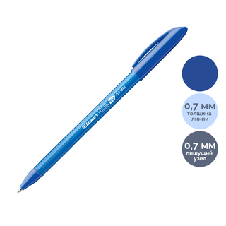 Ручка шариковая Luxor "Focus Icy", 0,7 мм, синяя, цена за штуку / Ручки шариковые неавтоматические