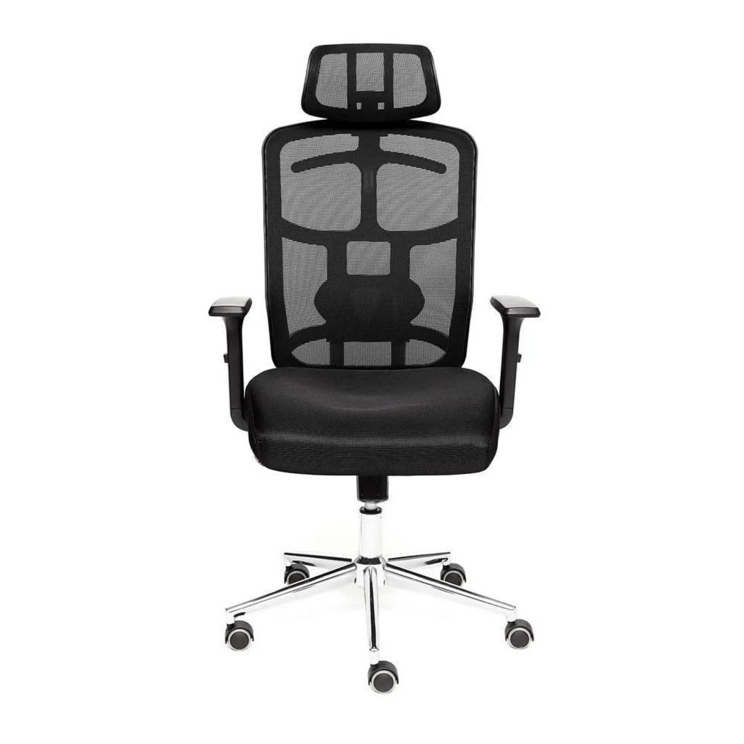 Кресло для руководителя MESH-6, ткань/сетка, черное / Кресла для руководителей №2